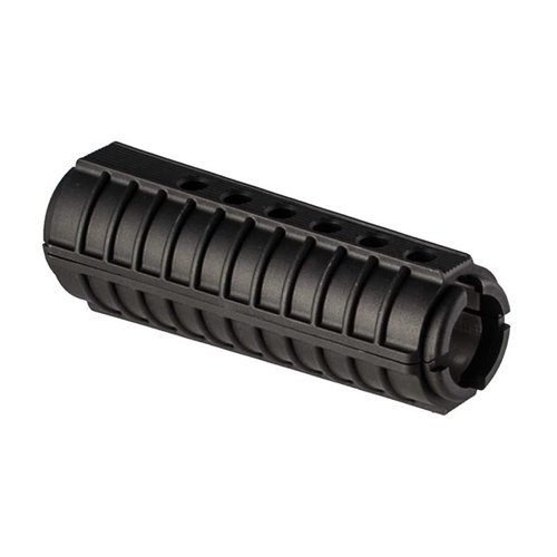 The D.S. Arms AR-15 C.A.R. Handguard Set offers a classic design, durable glass-filled Nylon, aluminum heat shields, and compatibility with early AR models.