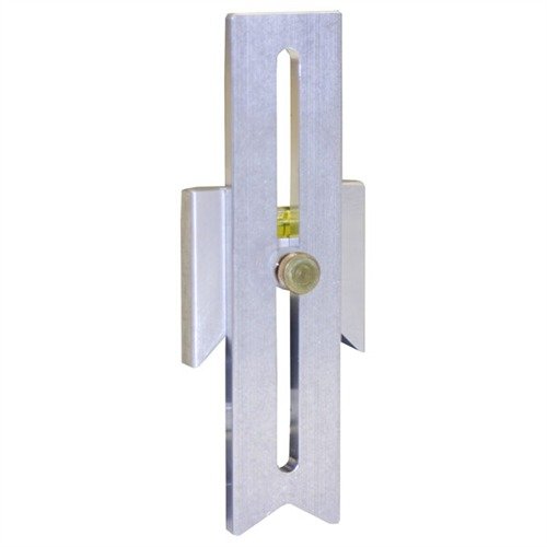 Ensure perfect scope alignment with the EXD Engineering Vertical Reticle Instrument, featuring adjustable V-blocks and a spirit level for enhanced accuracy.