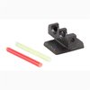 Enhance your shooting with the EGW Kimber Fiber Optic Front Sight; bright red or green inserts for quick targeting, improved light transmission, and easy installation.