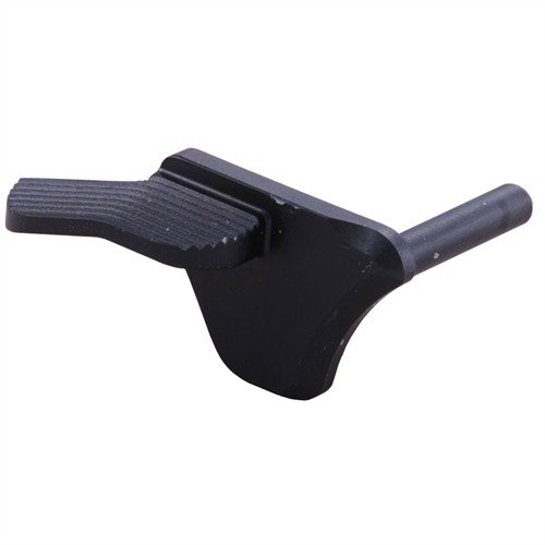 The EGW 1911 Heavy Duty Thumb Safety features an oversized, ergonomically shaped pad for quick engagement, ensuring comfort and reliability under pressure.