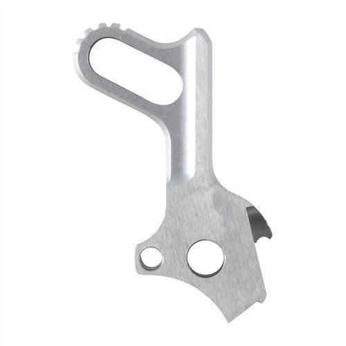 The EGW HD Lightened Hammer reduces weight for faster lock time, features secure 'tank-tread' serrations, and is machined from durable, vacuum-hardened tool steel.