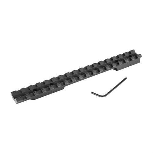 The EGW Winchester 70 Picatinny Scope Mount offers ambidextrous design, full-length cross slots for flexibility, and durable Type II anodized construction.