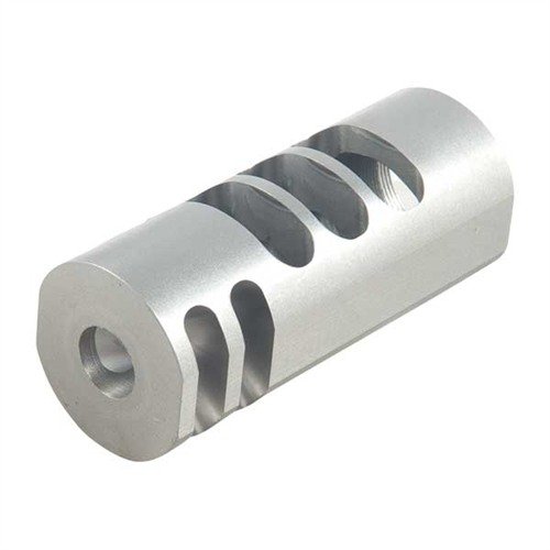 The EGW Hybrid-Style Compensator reduces recoil and red dot bounce, featuring forward canted ports to minimize fouling, available in integral cone or threaded options.