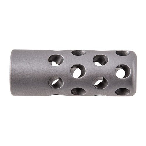 GENTRY CUSTOM QUIET MUZZLE BRAKE 30 CALIBER 1/228 STEEL SILVER