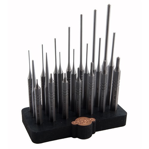 W/ GRACE USA STEEL PUNCH SET WITH BENCH BLOCK 21 PIECE - Brownells UK