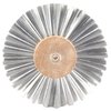.0025" stainless steel brushing wheels are super-soft for safe carding between rust bluing coats, ensuring no metal removal or satin finish.