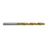 The Brownells TiN Coated Drill Bit, 1/4", features a jobber length design that stays sharper longer, ensuring precise and accurate drilling for all your gunsmithing needs.