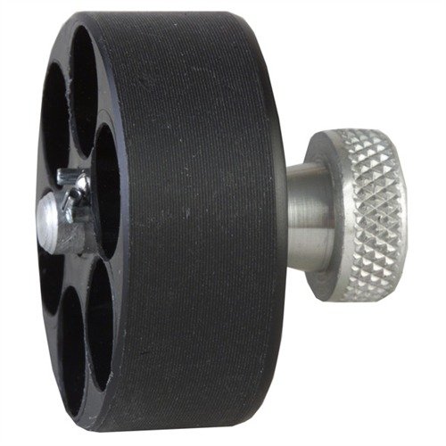 The HKS 29-M Speedloader offers quick reloading, secure cartridge carry, and dependability with its compact design and simple twist-to-load mechanism.