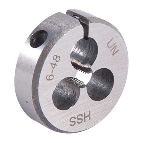 Brownells Wire Gauge Carbon Dies offer precision threading, durable carbon steel construction, and easy removal of broken fragments, ideal for gunsmiths.