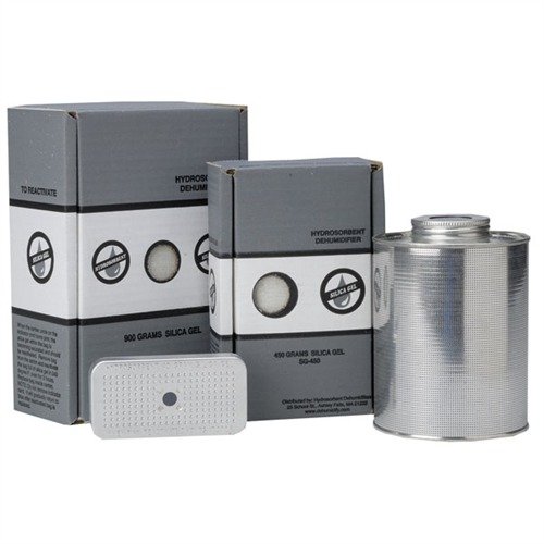 Protect your firearms and valuables from rust and moisture with HYDROSORBENT SILICA GEL PAKS. Reusable and effective, they ensure a dry, safe environment.