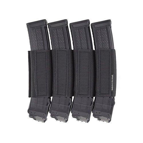 Carry up to 8 submachine gun magazines securely in your Micro Fight MK3/MK4 with Spiritus Systems' elastic inserts, designed for versatility and ease.