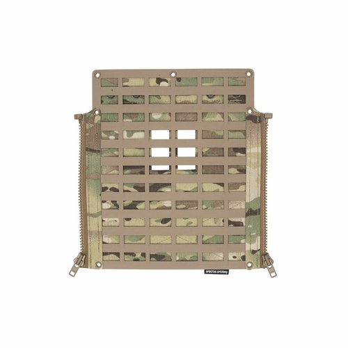 The MOLLE Back Panel Lite offers rapid loadout swaps, a semi-rigid frame, and 6x12 MOLLE slots for versatile storage, perfect for any mission.