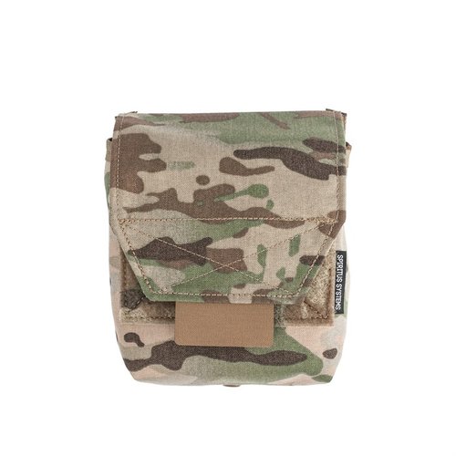 The JSTA Pouch offers a compact design with dual compartments for magazines and gear, quick-open Velcro, and versatile mounting options for efficient storage.