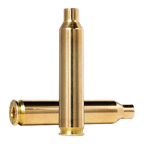 Norma 204 Ruger Brass offers premium quality for reloaders, featuring machined case heads, drilled flash holes, and consistent wall thickness for reliable performance.