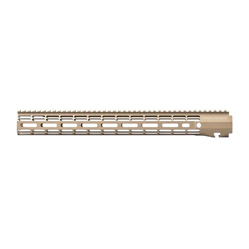 The ATLAS R-ONE M-LOK handguard offers a lightweight design, durable ATLAS attachment system, and compatibility with mil-spec AR-15 uppers for superior performance.