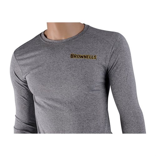 Stay cool and protected with Brownells Islander Long Sleeve Sun Shirt, featuring 50 SPF, moisture management, anti-microbial properties, and wrinkle resistance.