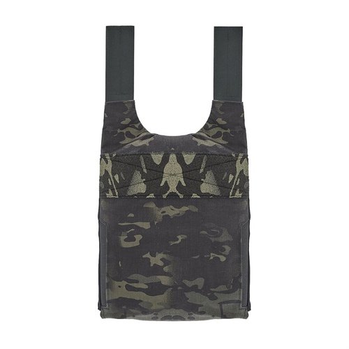 The Spiritus Systems LV-119 Rear Covert Plate Bag offers a low-profile design, adjustable cummerbund, and compatibility with SAPI plates for versatile tactical use.