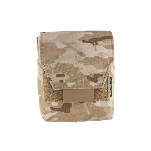 The JSTA Pouch offers a compact design with dual compartments, quick-open Velcro flap, and compatibility with various Spiritus Systems inserts for versatile storage.