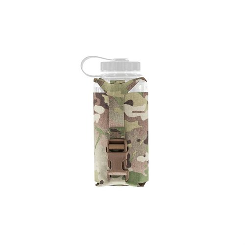 The Spiritus Systems Nalgene® Water Bottle Pouch is lightweight, secure, and MOLLE-compatible, featuring a pull tab for easy access and tie down points.