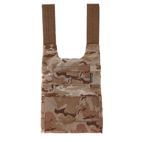 The LV-119 OVERT Front Plate Bag offers modularity with MOLLE fields, communication cable routing, and compatibility with various plate sizes for versatile use.