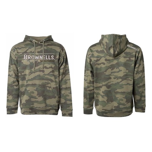 Show your Brownells pride with our versatile camo hoodie, available in sizes XS to 3XL, perfect for gifting or keeping in your vehicle.