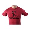 Experience comfort and style with the Brownells Trademark T-Shirt, featuring the iconic logo, available in sizes XS to 3XL and various colours.
