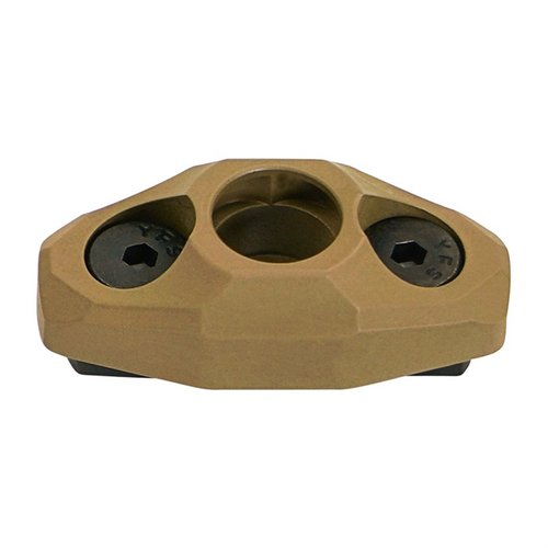 The RISE M-LOK QD Sling Mount offers a low-profile design, lightweight 6061 aluminum construction, and easy installation for customizable sling positioning.