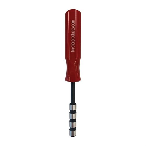 The Forster Neck Tension Gage Tool ensures precise neck tension for consistent bullet release, allowing quick inspection of case neck diameters in five calibers.