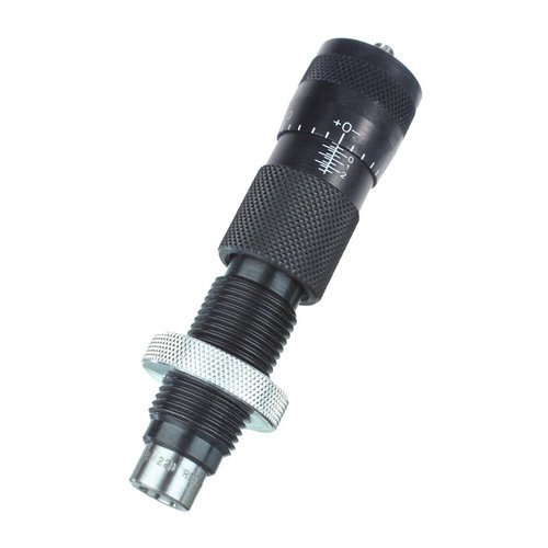 Forster's Ultra Micrometer Seater Die offers precision bullet seating adjustments from .0005 to .001 inch, ensuring concentric rounds and easy bullet changes.