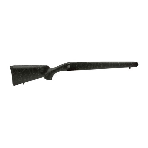 Experience the ultimate hunting rifle feel with the lightweight SPORTER carbon fiber composite stock, featuring a large cheek height and stainless steel pillars.