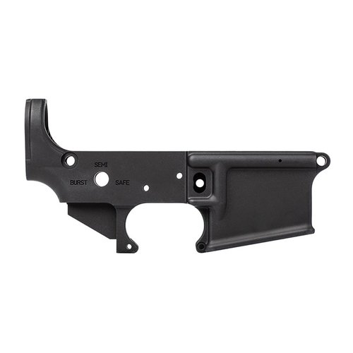 The Aero Precision M16A4 Clone Lower Receiver features custom engravings, a nylon tipped tensioning set screw, and is ideal for your M16A4 clone build.