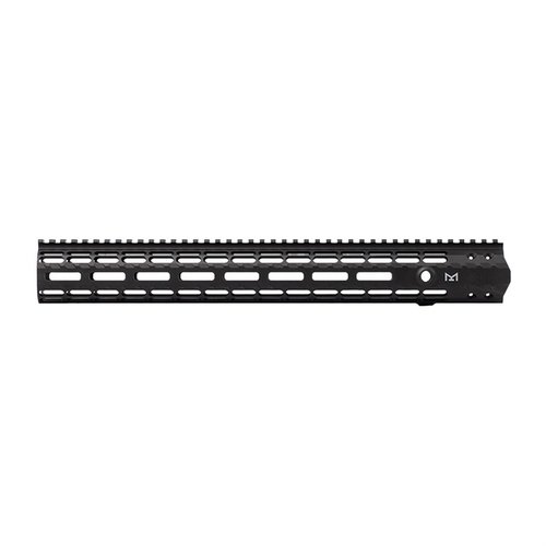 The Aero Precision M5 Enhanced M-LOK Handguard offers a lightweight, free float design with advanced modularity, built-in anti-rotation tabs, and compatibility with low profile gas blocks.
