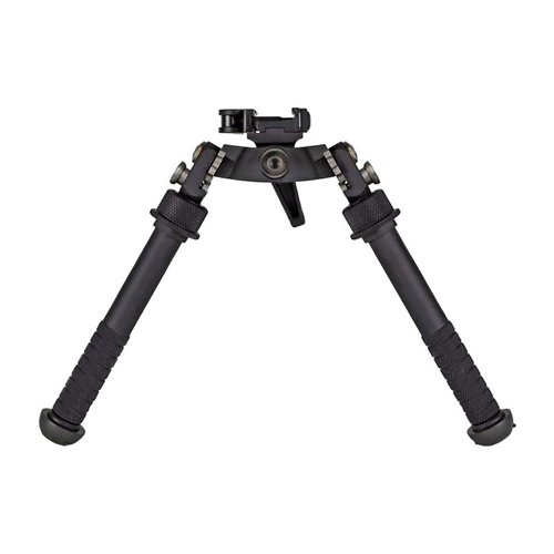The ACCU-SHOT GEN 2 CAL Bipod offers sturdy 6061-T6 aluminum construction, adjustable canting with Pod-Loc™, and a height range of 4.75-9.0
