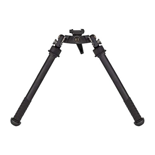 The ACCU-SHOT BT69-NC Atlas Bipod features a sturdy 6061-T6 aluminum construction, designed for stability without panning, perfect for precision shooting.