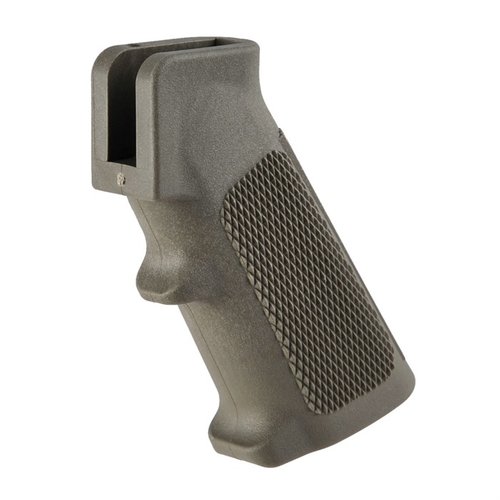 Upgrade your build with the Brownells AR-15 A2 Pistol Grip, a reliable standard in firearm accessories, designed for comfort and control. Screw and washer not included.