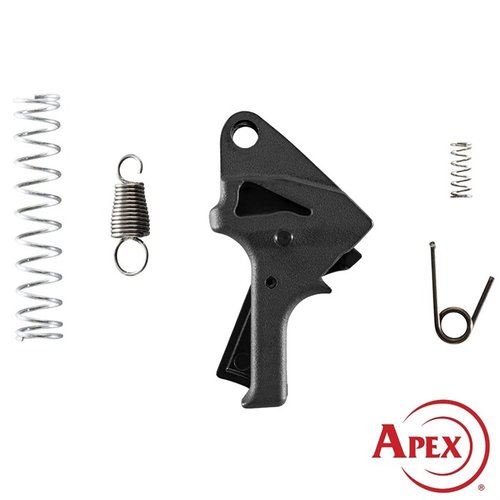 Enhance your S&W SDVE with the Apex Flat-Faced Action Enhancement Kit for a smoother, lighter trigger pull, improved reset, and reduced pre-travel.