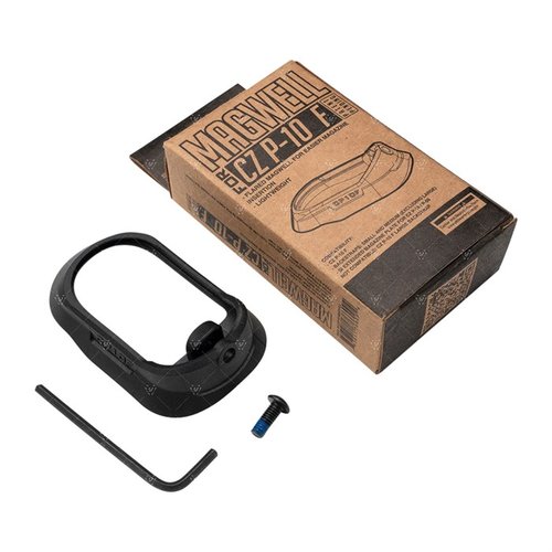 Enhance your CZ P-10 F with the Strike Industries Magwell for easier magazine insertion, improved grip support, and lightweight, durable SI Polymer construction.