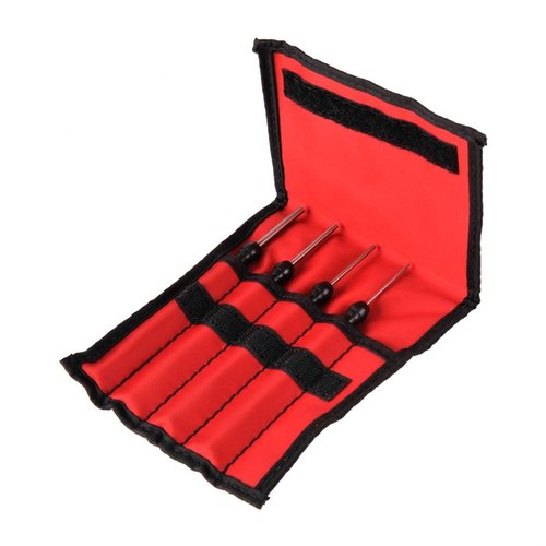 Upgrade your gunsmithing with the AK-47 Roll Pin Set by THE AR TAKEDOWN, featuring durable steel punches and hammerless impact technology in a handy carry case!