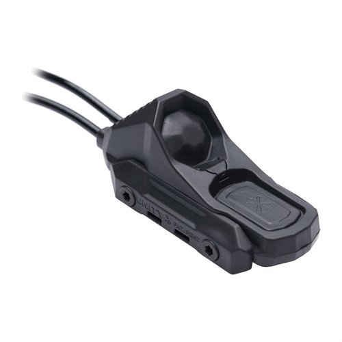 The AXON™ Switch offers rugged control for lights and lasers with tactile buttons, compatible with popular devices, and mounts easily to M1913 or M-LOK®.