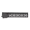 The Geissele MK14 Super Modular Rail features a slim profile, M-LOK compatibility, and a free-floating barrel nut for versatile accessory mounting and comfort.