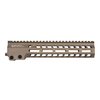 The Geissele MK14 Super Modular Rail offers a slim profile, extensive M-LOK slots for accessories, and a free-floating design for enhanced stability and comfort.