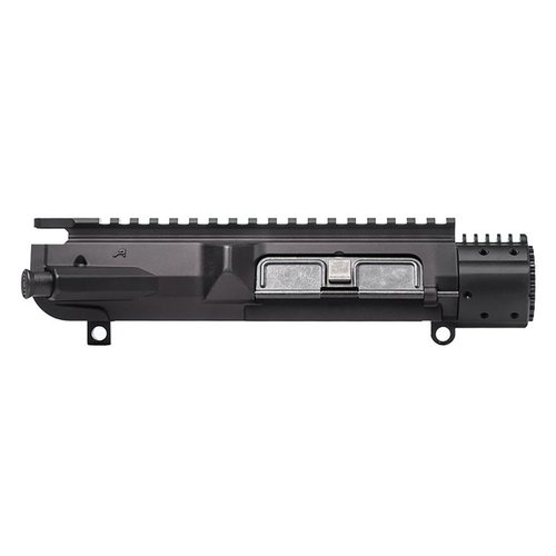 The Aero Precision M5E1 Upper Receiver features a one-piece design for strength, easy installation, and compatibility with M5 Enhanced Handguards.