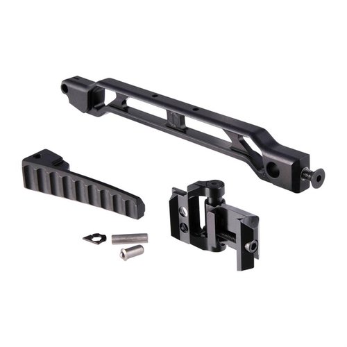 The JMAC AB-9R features a lightweight, rigid design with a folding buttplate and 1913 folding mech, offering modularity and easy storage for your firearm.