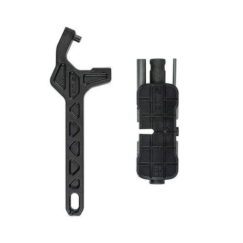 The OTIS 8-in-1 Pistol and Magazine Disassembly Tool for Glocks offers essential maintenance, easy portability, and safe magazine plate removal for Glock owners.