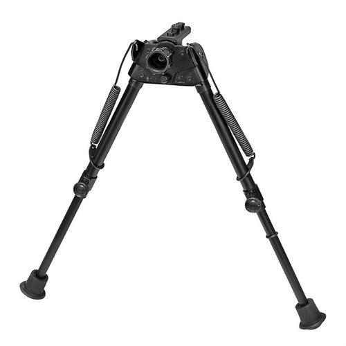 The Harris S-L2-MLOK Bipod extends 9-13