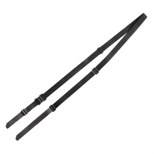 The MS1 Lite Sling offers a lightweight, compact design with anti-chafe webbing, rapid adjustability, and durable hardware, ideal for smaller firearms.