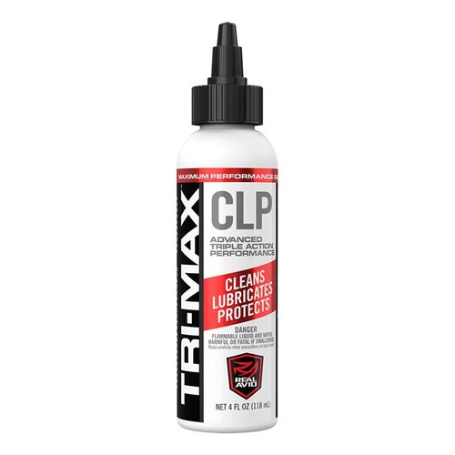 Real Avid Tri-Max CLP is an all-in-one cleaner, lubricant, and rust protector, ensuring effective maintenance in extreme conditions for your firearms.