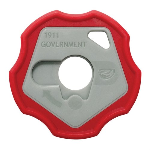 Easily remove your 1911 barrel bushing without springs flying; the innovative design secures the recoil spring plug, and the non-slip ring ensures stability.