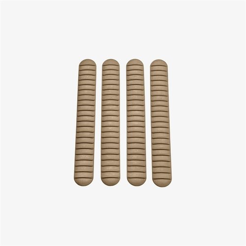 Enhance your grip and heat resistance with B5 Systems M-LOK® Rail Covers; low-profile, press-in fit, filling 3 M-LOK® sections, sold in packs of 4.