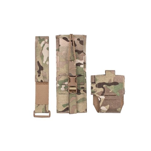 The MPRC Mk5 offers modular radio retention, MOLLE adjustability, and easy battery swaps, ensuring secure fitment for a wide range of radio models.